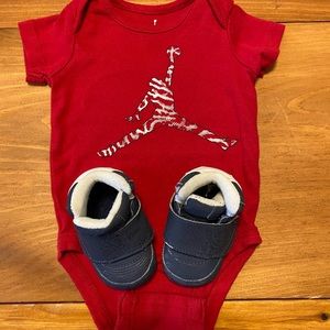Bundle ⭐️ Rare Jordan 20 Shoe & Onesie